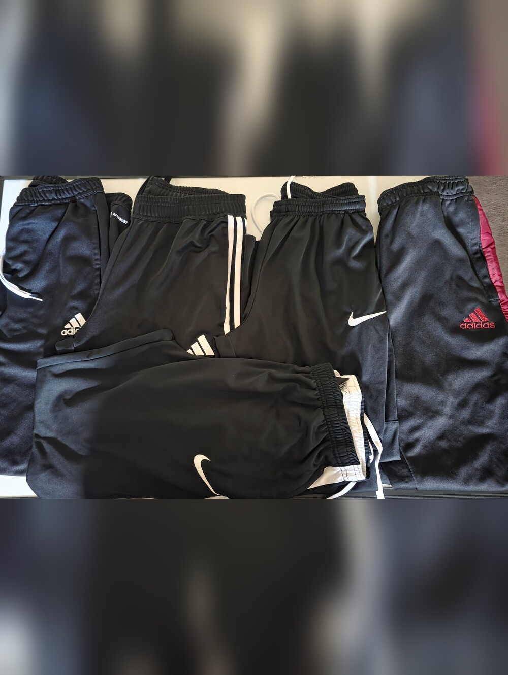 Nike And Adidas Soccer TRAINING PANTS BUNFLE OF 5